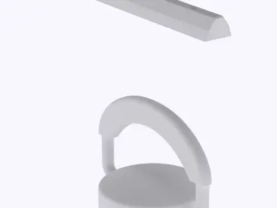 HO Set of 2 parking space barrier 1 train model  3D print model