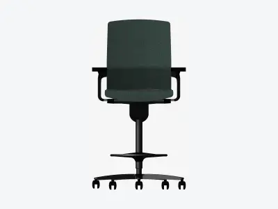 Chair - Office - Worksmart - Counter - Type 3 Low-poly 3D model