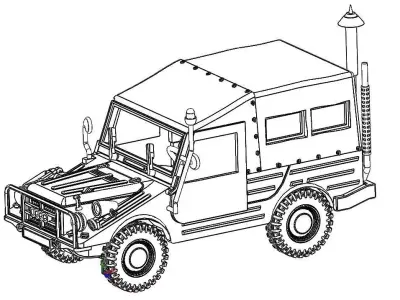 DKW Munga F91 8 3D print model