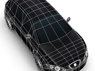 Seat Leon multi color Free low-poly 3D model