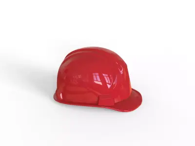 Worker hat 3d model 3D model