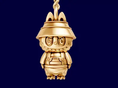 Labubu Key Holder 3D print model