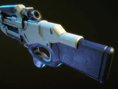 M96 Mattock Mass Effect 3D model