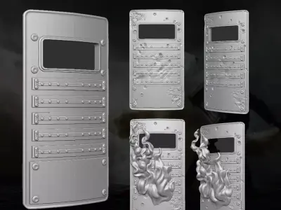 Commando Shield 3D printable file for Action Figures 3D print model