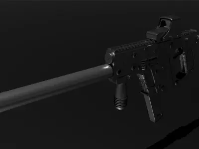 Vector K10 Low-poly 3D model