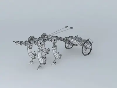 Cybernetic Chariot Free 3D model