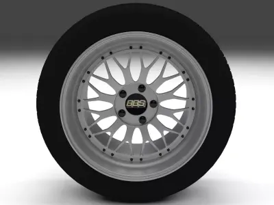 BBS rim 3D model from CGTrader