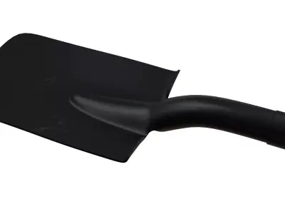 Shovel And Spade Low-poly 3D model