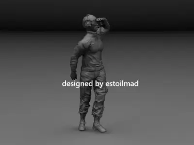AIRCRAFT CARRIER DECK CREW v2 3D print model