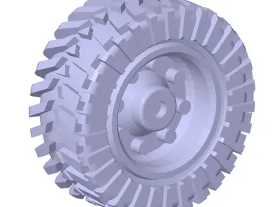 WHEELS set 3D model