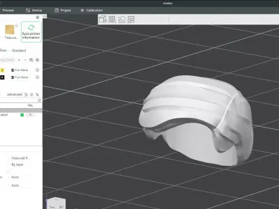 Custom3Dprint Minifigure Accessory - Minifigure Hair S2 - 068 3D print model
