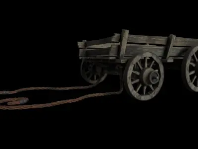 Old Barrow Low-poly 3D model