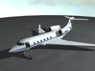 Commercial Passenger Airplane 3D model purchase
