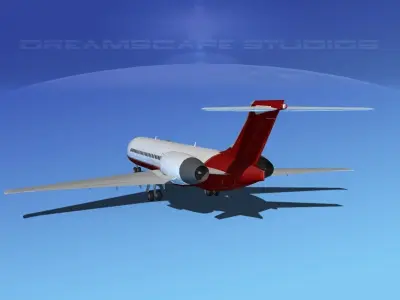 Boeing 717-200 Corporate 1 3D model