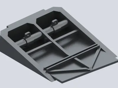 A5M4 Small flap bay 3D print model