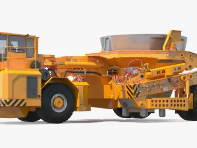 KAMAG Slag Pot Carrier 3D model purchase