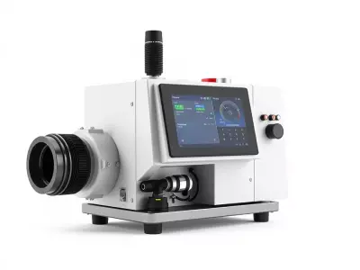 Industrial Inspection Device with Touchscreen model pack Low-poly 3D model