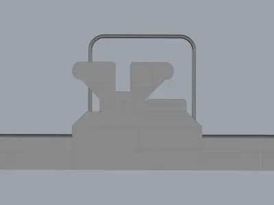 Color Coating Machine 3D model
