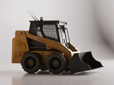 PhotoRealistic SkidSteer Loader High quality by Terlan125 3D model