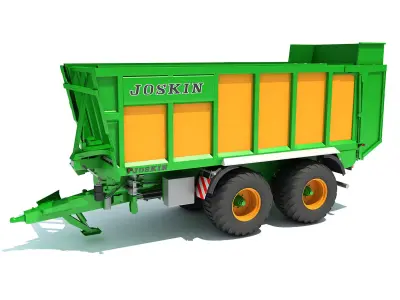 Joskin Farm Trailer 3D model