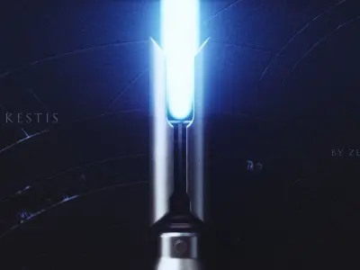 Carl lightsaber 3D model