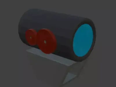 Uzi Submachine Gun Free low-poly 3D model buy