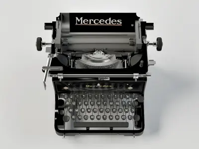 MercedesTypewriter 3D model