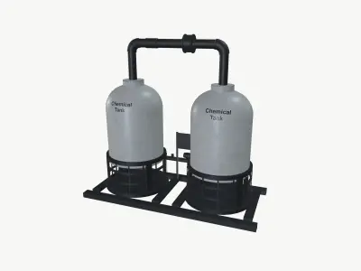 Chemical Tank 3D model