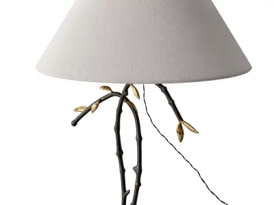 Petal lamp brass by Zara Home and Colin King 3D model