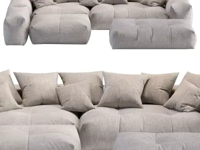 Pixel Corner Sofa Saba 3D model