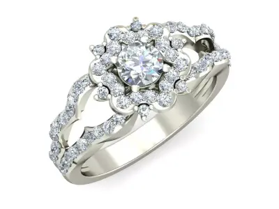 Wedding Ring  3D print model 90