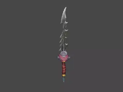 Zeloeman Sword A 68 Low-poly 3D model