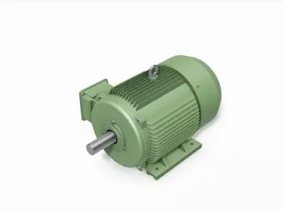225M B3 Left 2 Pole IEC electric motor - 3D CAD model 3D model