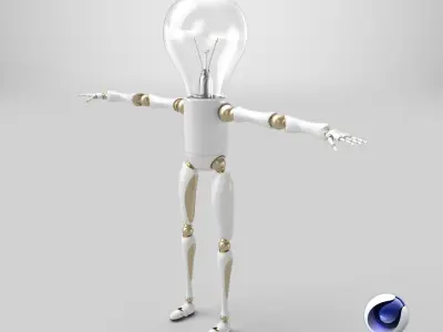  light bulb man 