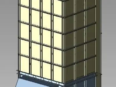 Grain dryer Free 3D model