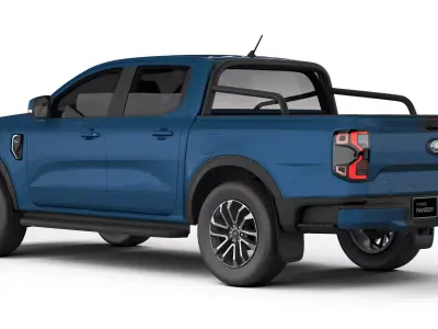 Ranger XLT 2023 3D model purchase