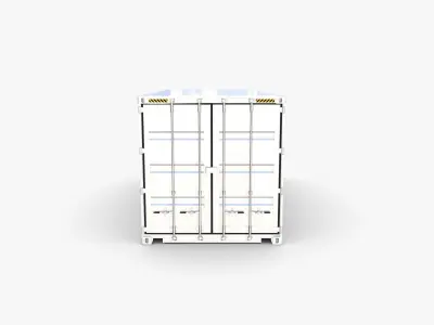 20ft Shipping Container PO Nedlloyd v2 3D model