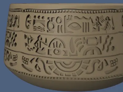 Antique Style 3D Vase Model for Indoor and Outdoor Use 3D print model buy