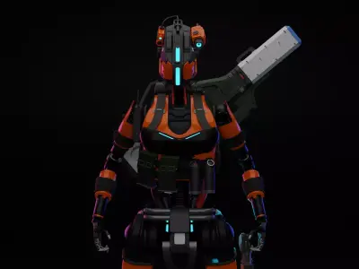 Robot 3D Model Free 3D model