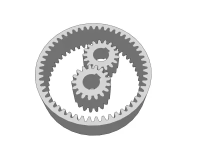 internal gear pair  drive 3D model