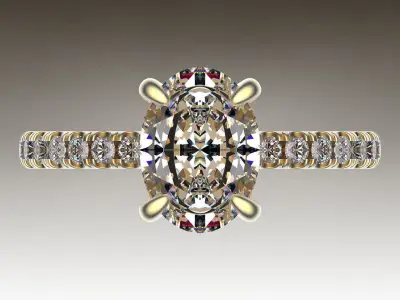 Ring Quilted 3D print model