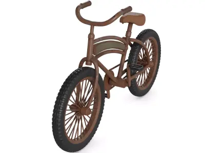 Fat Bicycle 3D model purchase