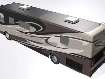 Basic Class A Motorhome 3D model