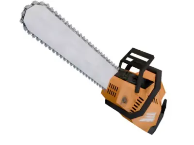 chainsaw Low-poly 3D model purchase