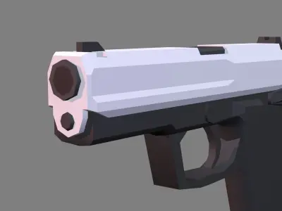 Heckler and Koch USP Low-poly 3D model