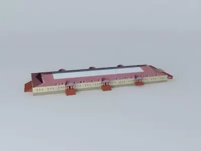 Samara Regional Market Free 3D model