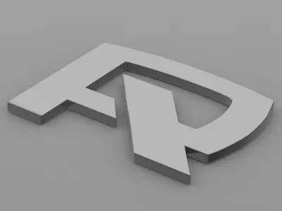 avtoros logo 3D model