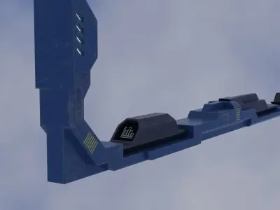 Old Y2J Frame Low-poly 3D model