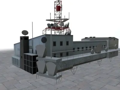 Innsbruck Patscherkofel Low-poly 3D model