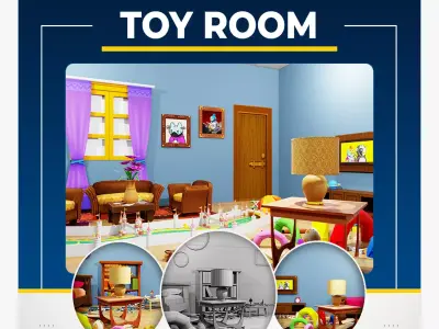 Toy Room 3D model